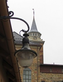 Крепость-парк Акерсхус, осенняя пьеса