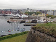 Крепость-парк Акерсхус, осенняя пьеса