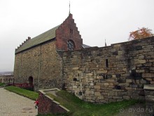 Крепость-парк Акерсхус, осенняя пьеса