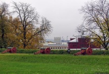 Крепость-парк Акерсхус, осенняя пьеса