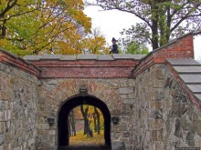 Крепость-парк Акерсхус, осенняя пьеса