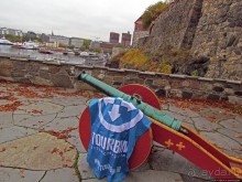 Крепость-парк Акерсхус, осенняя пьеса