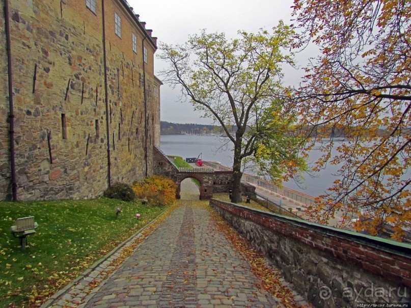 Крепость-парк Акерсхус, осенняя пьеса