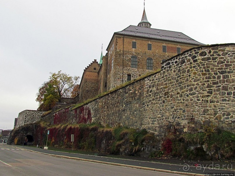 Крепость-парк Акерсхус, осенняя пьеса
