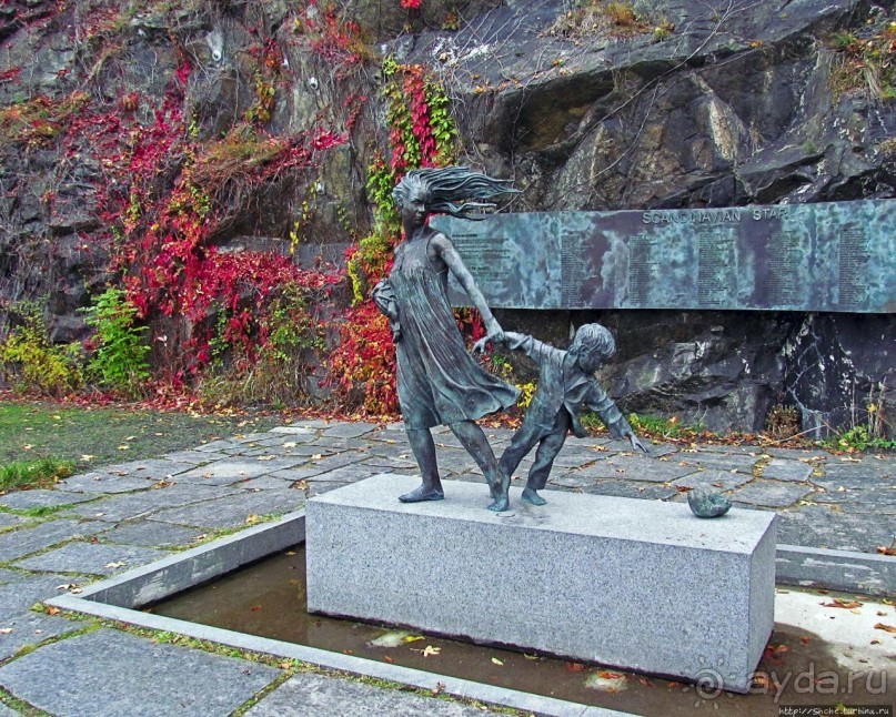 Крепость-парк Акерсхус, осенняя пьеса