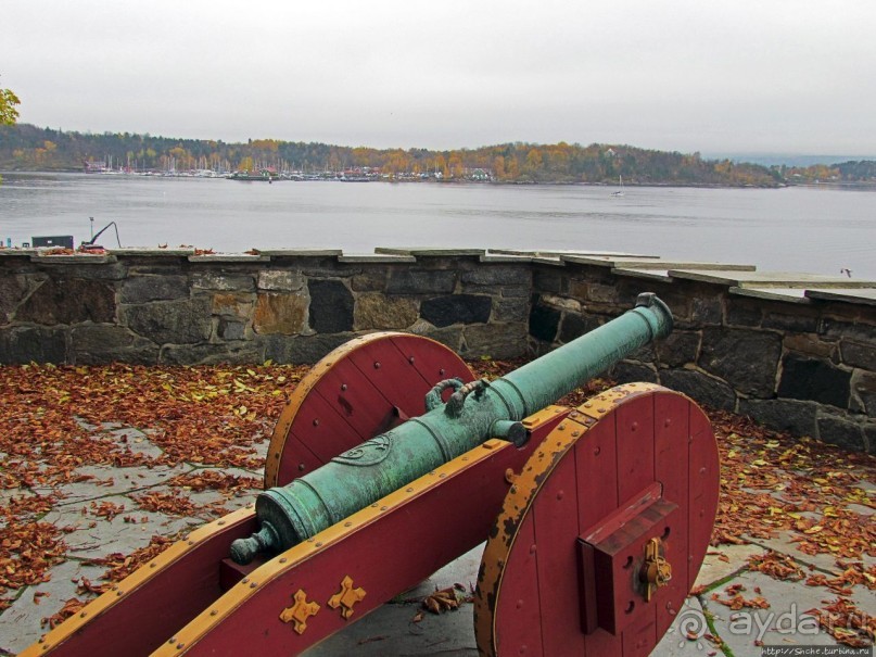 Крепость-парк Акерсхус, осенняя пьеса