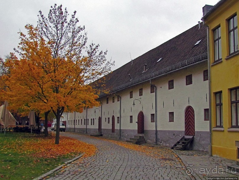 Крепость-парк Акерсхус, осенняя пьеса