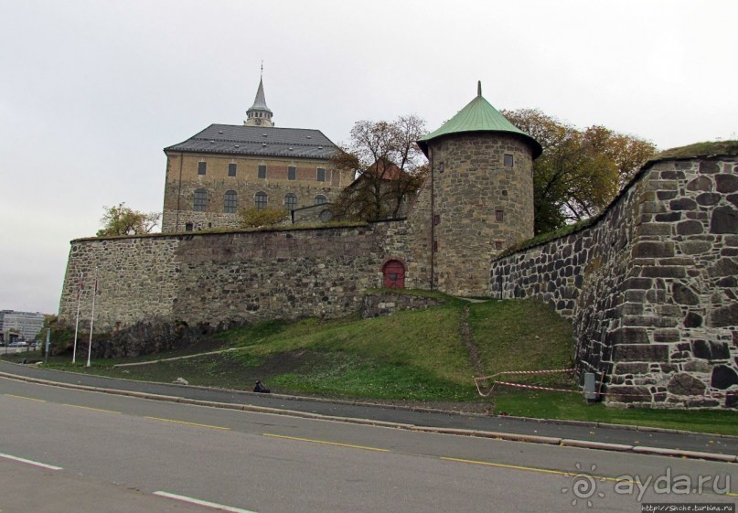 Крепость-парк Акерсхус, осенняя пьеса
