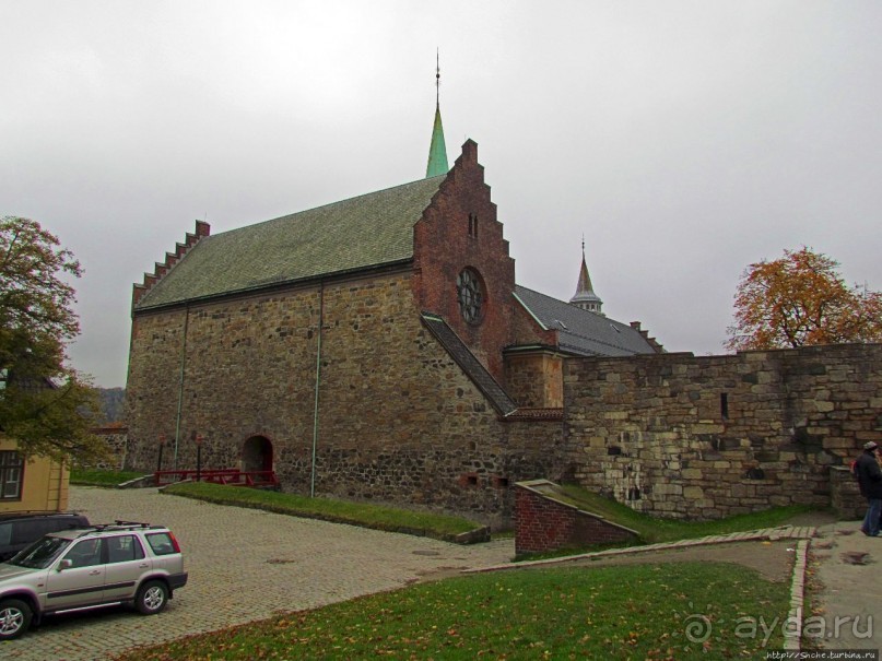 Крепость-парк Акерсхус, осенняя пьеса