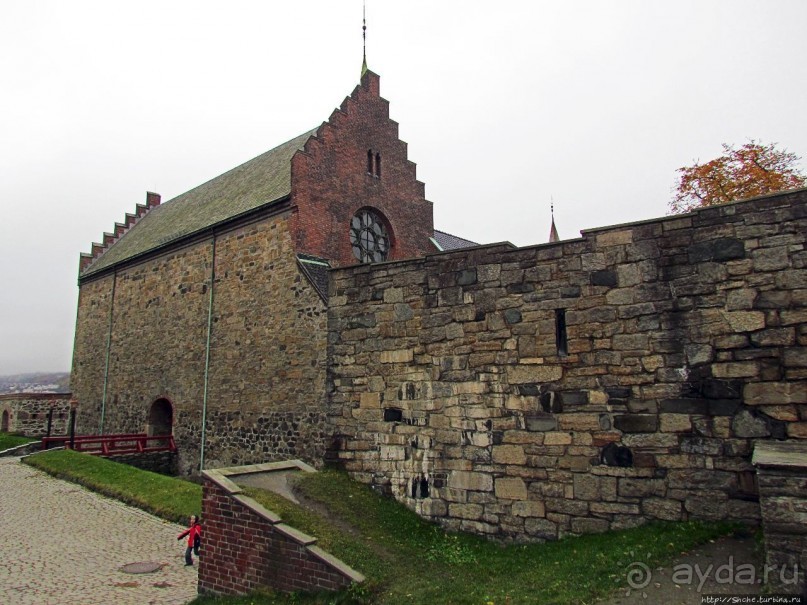 Крепость-парк Акерсхус, осенняя пьеса