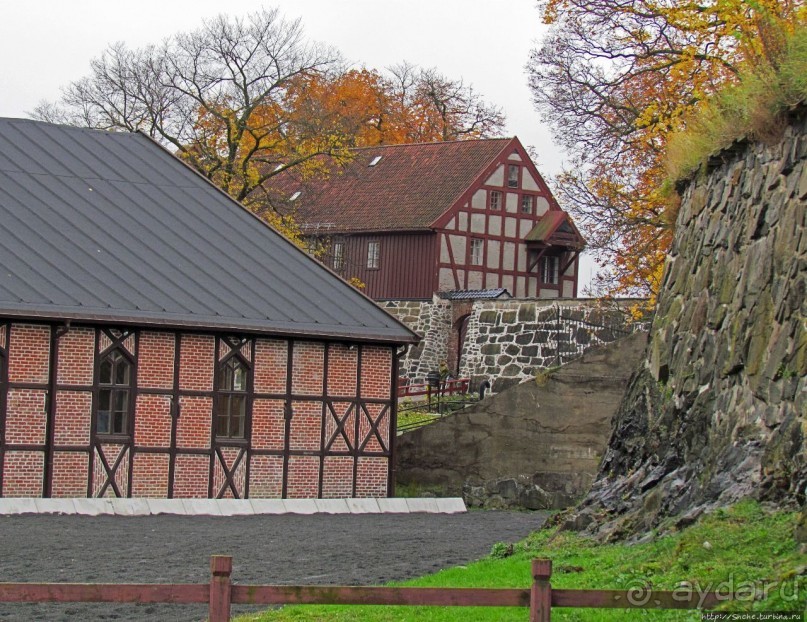 Крепость-парк Акерсхус, осенняя пьеса