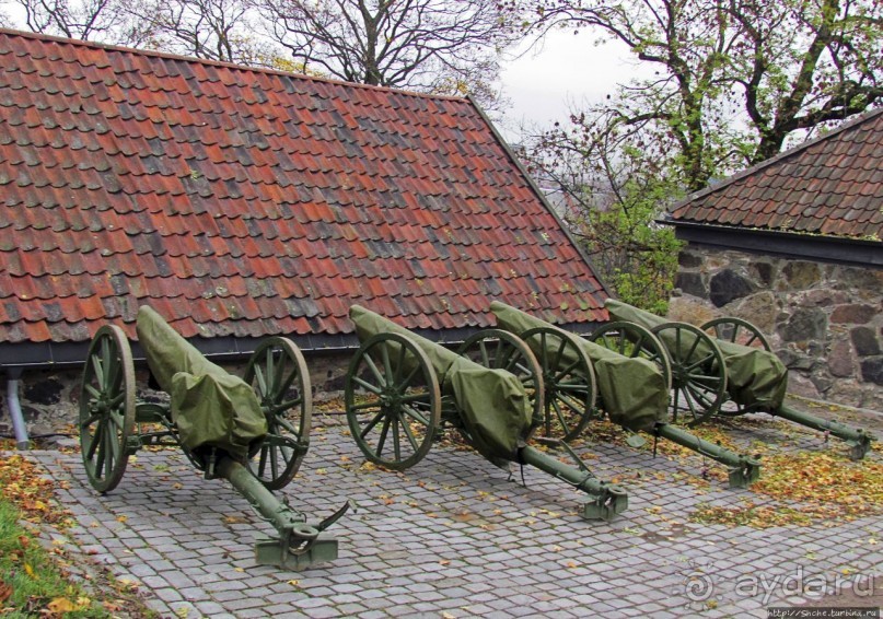 Крепость-парк Акерсхус, осенняя пьеса