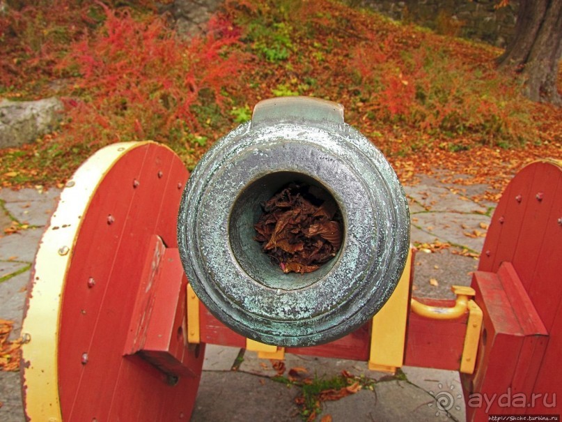 Крепость-парк Акерсхус, осенняя пьеса