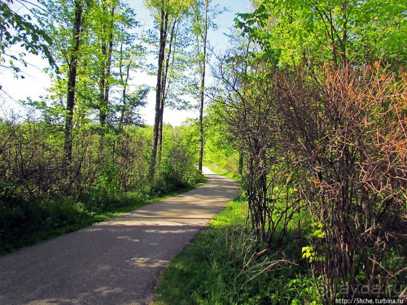 Озеро в парке North Chagrin Reservation под Кливлендом