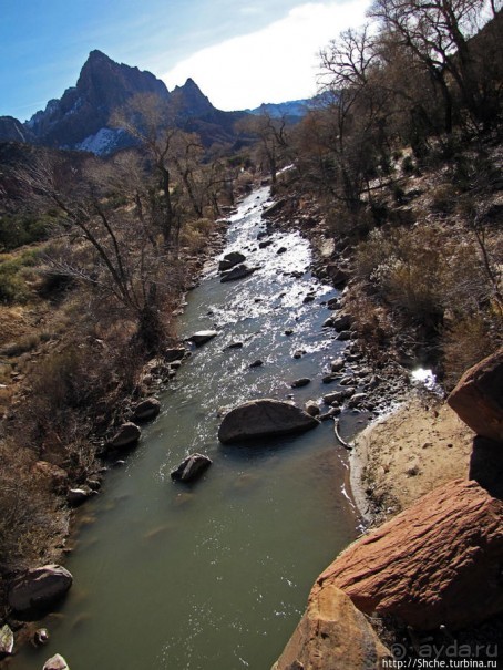 "А пока-пока-по камушкам" река North Fork Virgin River течет