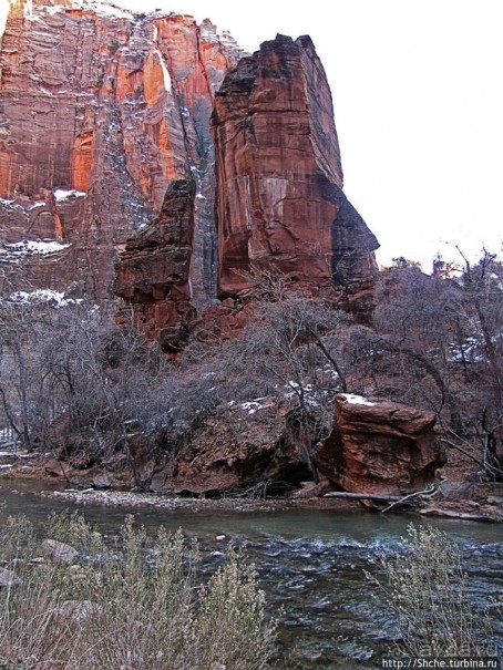 "А пока-пока-по камушкам" река North Fork Virgin River течет