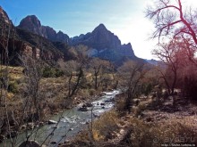 "А пока-пока-по камушкам" река North Fork Virgin River течет