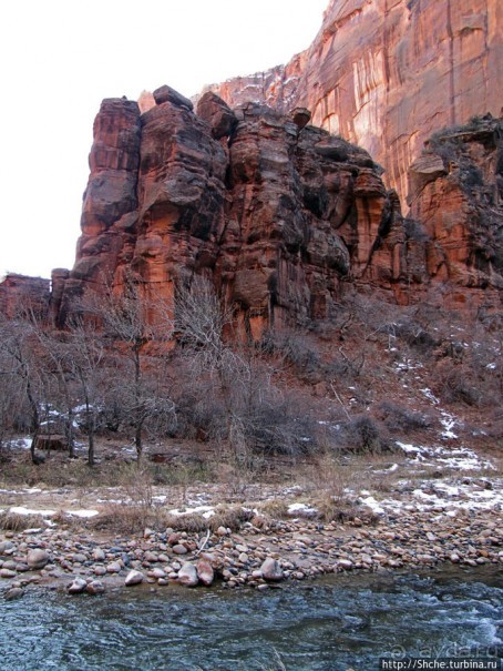 "А пока-пока-по камушкам" река North Fork Virgin River течет