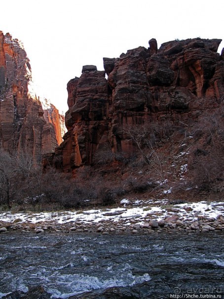 "А пока-пока-по камушкам" река North Fork Virgin River течет