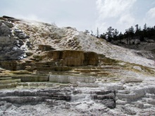 Террасы Мамонтовых горячих источников (Mammoth Hot Spring)