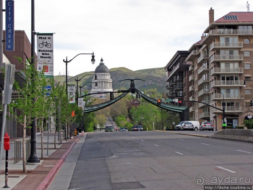 Salt Lake City весной.Интересная столица оригинального штата