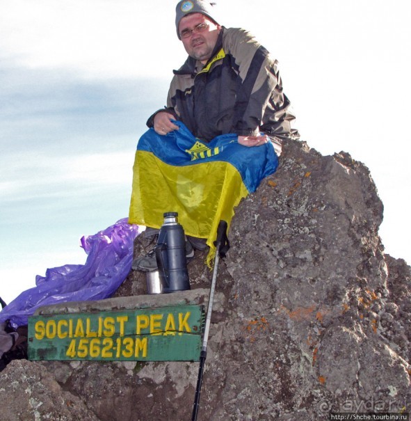 Всречаем рассвет на пике Социализма ( Socialist Peak 4562m)