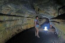 В застывшем пузыре (лавовый тоннель)