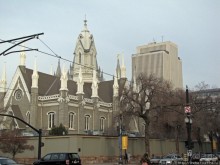 Солт-Лэйк-Сити, столица Юты, центр мирового мормонства