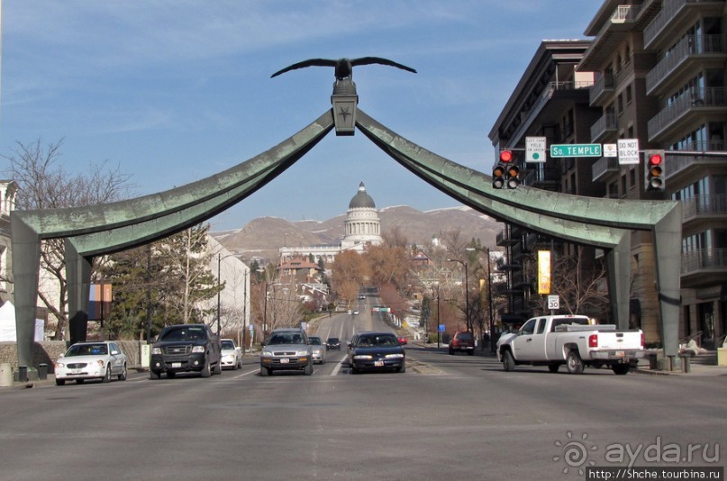 Солт-Лэйк-Сити, столица Юты, центр мирового мормонства