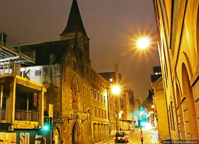 Ночные огни Эдинбурга