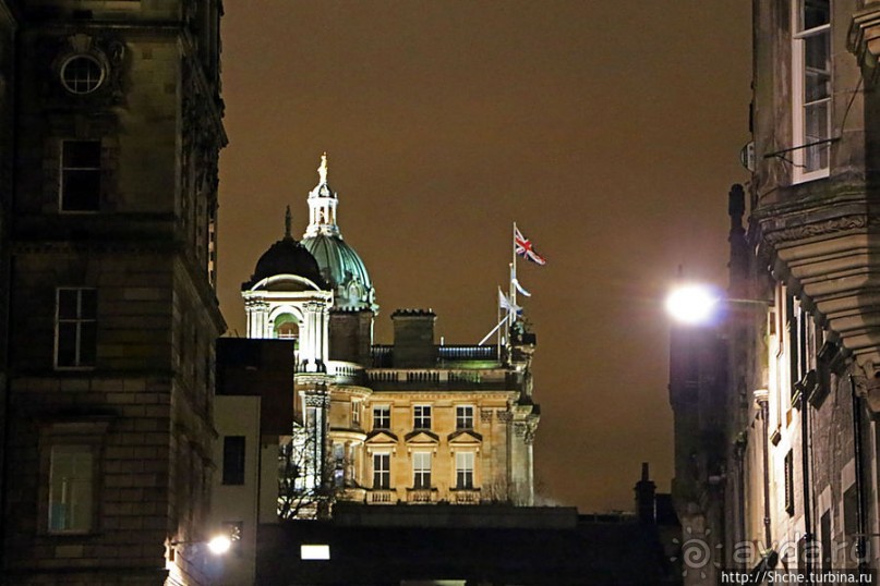 Ночные огни Эдинбурга