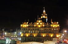 Ночные огни Эдинбурга