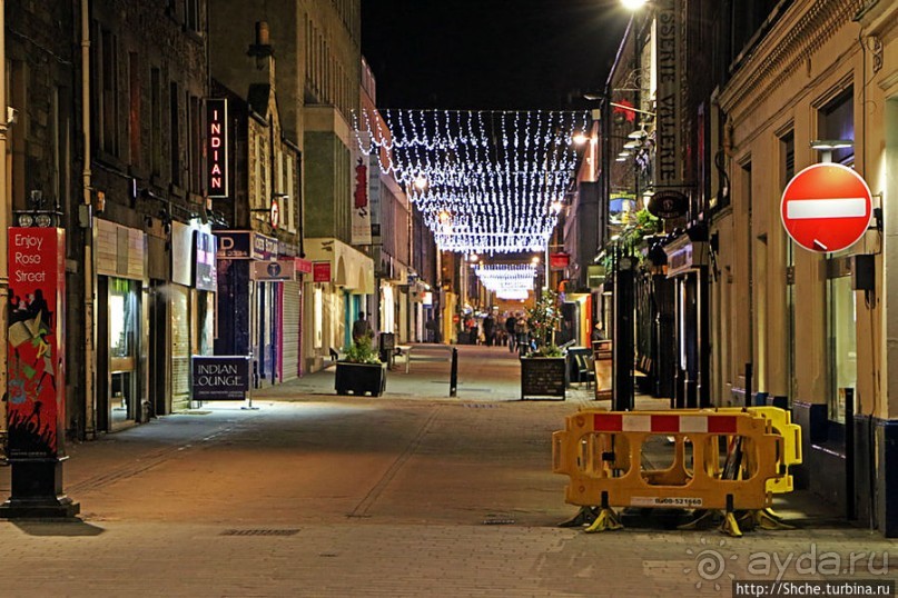 Ночные огни Эдинбурга