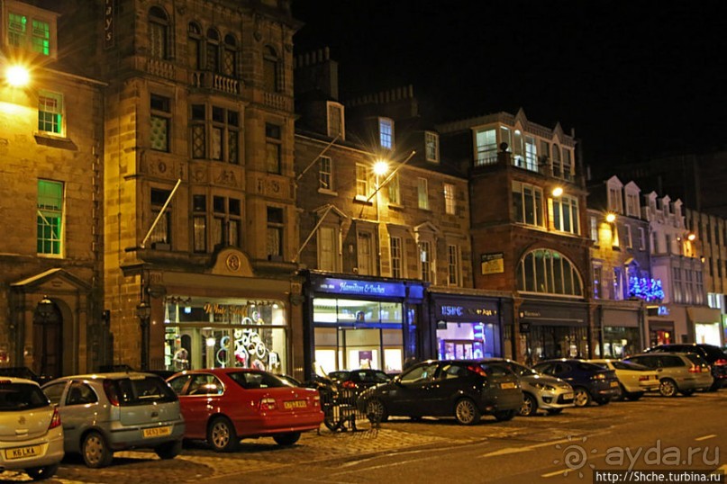 Ночные огни Эдинбурга