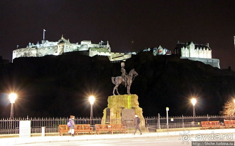 Ночные огни Эдинбурга