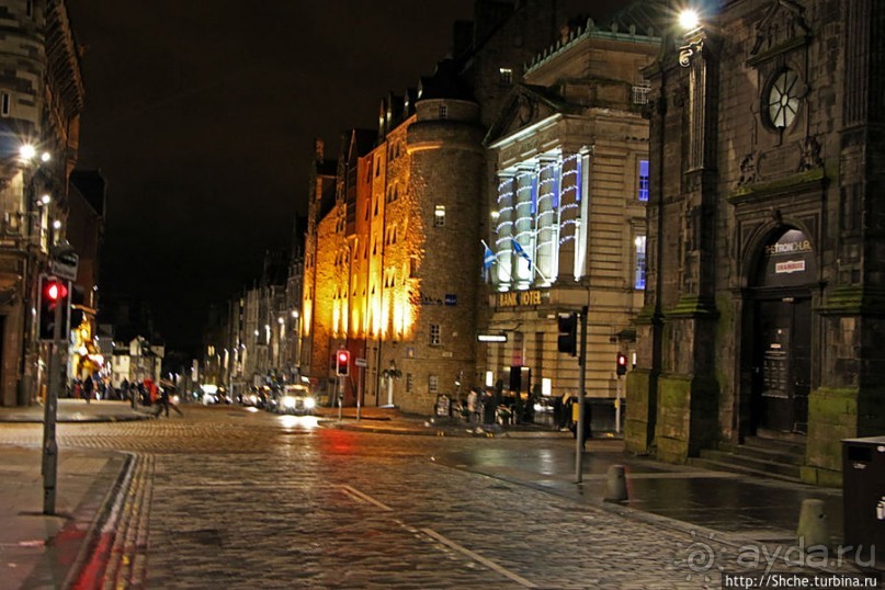 Ночные огни Эдинбурга