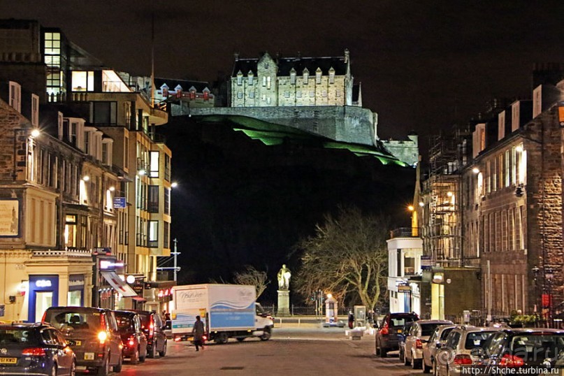Ночные огни Эдинбурга