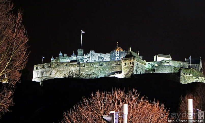Ночные огни Эдинбурга