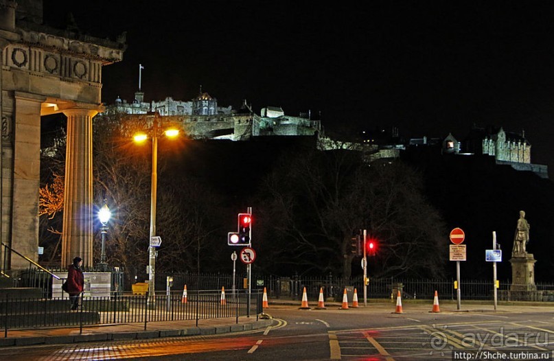 Ночные огни Эдинбурга