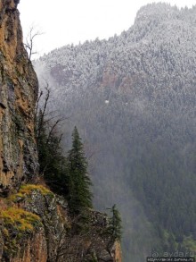 Граненый стакан, вынутый из морозилки — нац. парк Алтындере