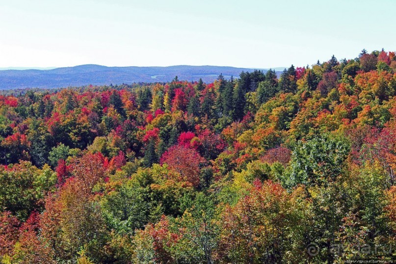 В гостях у Радуги. В Вермонт... Смотровая на горе Хогбек