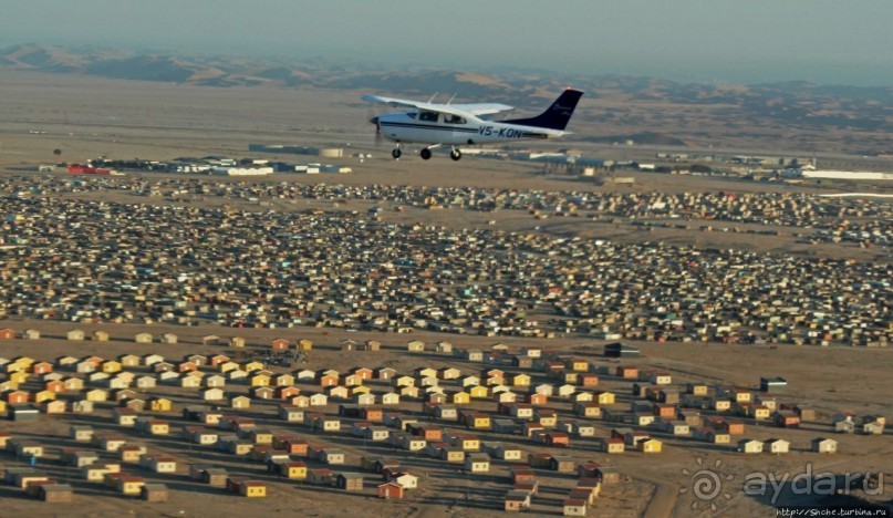 Под крылом самолета... Приморские города Намибии