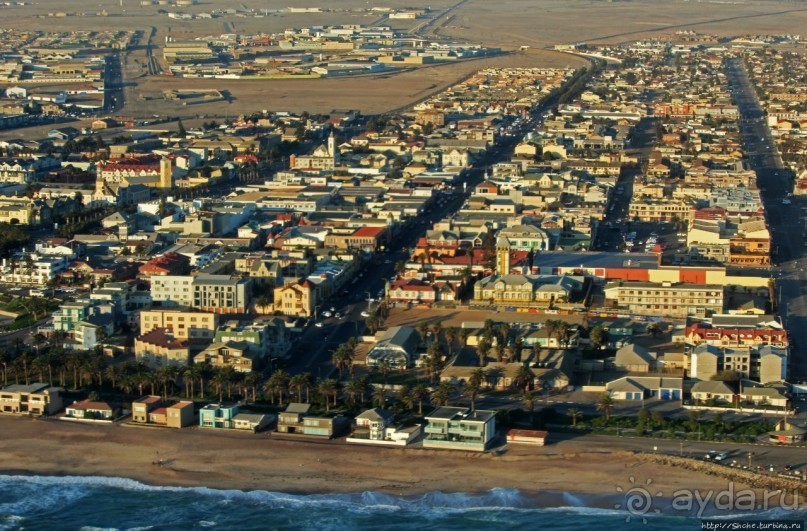 Под крылом самолета... Приморские города Намибии