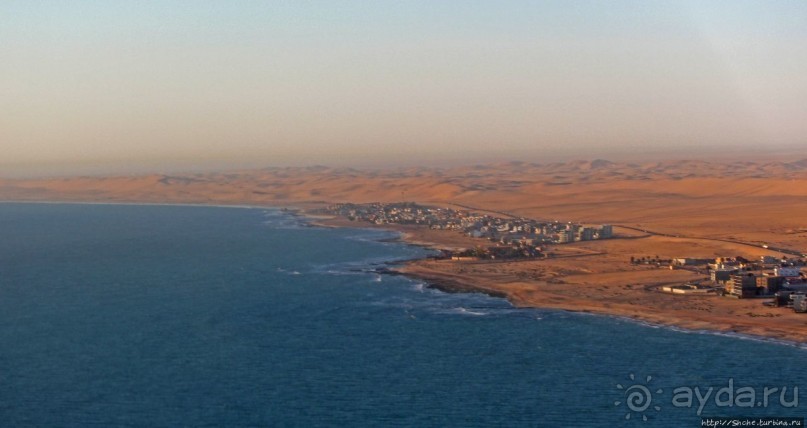 Под крылом самолета... Приморские города Намибии