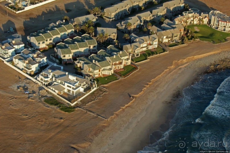 Под крылом самолета... Приморские города Намибии