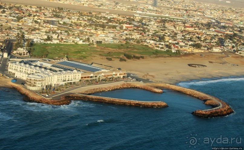 Под крылом самолета... Приморские города Намибии