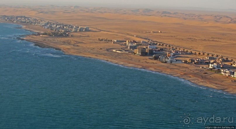 Под крылом самолета... Приморские города Намибии