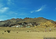 Долина Смерти. "Палитра художника" на дороге художников