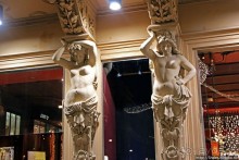 Декабрьская иллюминация Вены, вечер, немного снега и мороз