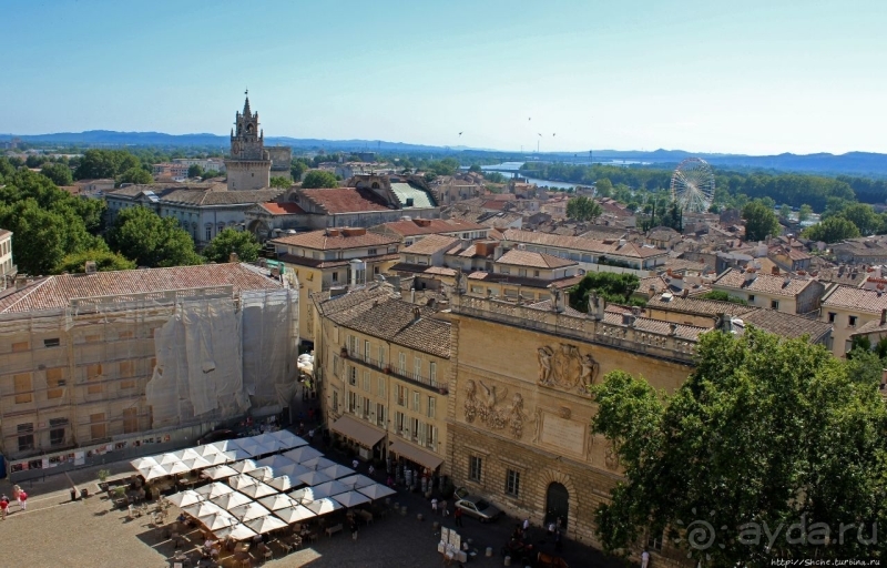Альбом истории "Крыши Авиньона: папский город с высоты папского дворца "